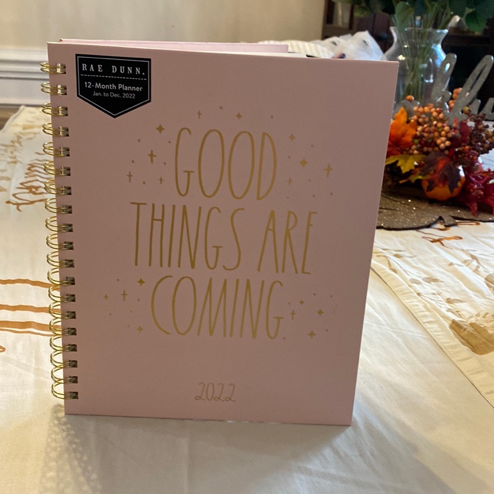 Rae Dunn notebook planner